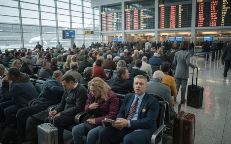 Winter storm disrupts air travel across Canada, leaving thousands stranded