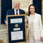 Machado Says She Handed Nobel Peace Prize Medal to Trump in Symbolic White House Encounter