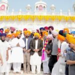 Punjab CM Bhagwant Singh Mann bows in reverence at Nanded Sahib; says his govt will raise demand for granting holy city status to Nanded with Maharashtra Govt