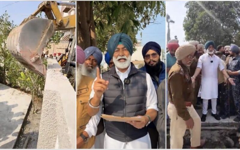 Demolition at Khaira’s Bholath Home Sparks Political Showdown in Punjab