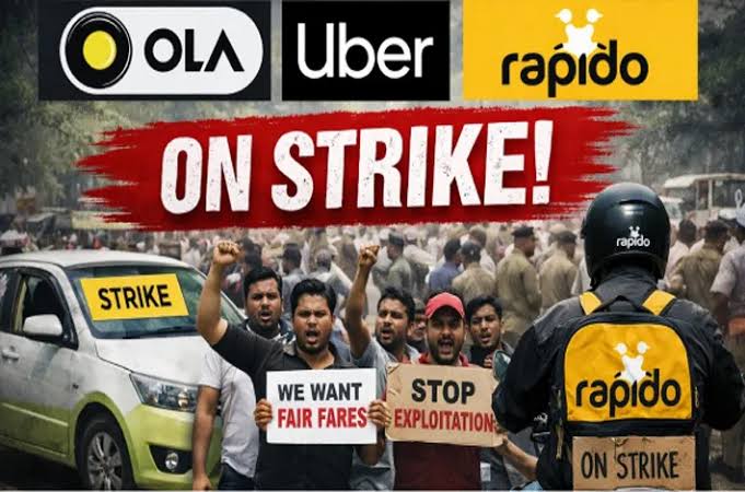 Why Ola, Uber and Rapido have announced nationwide strike today ?