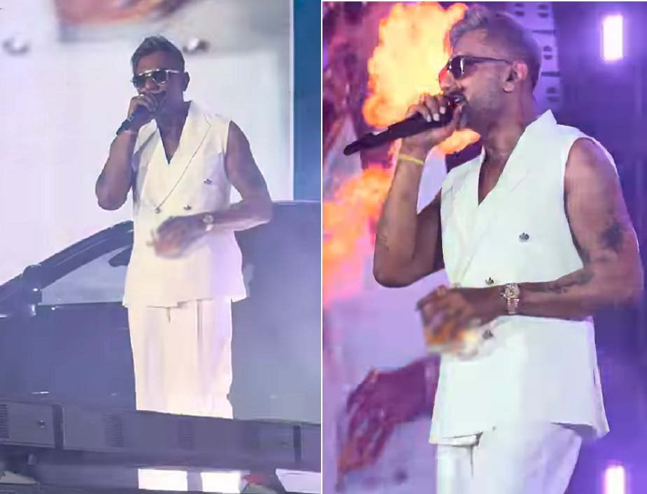 Yo Yo Honey Singh Sparks Controversy After Holding Drink on Stage During Mumbai Concert