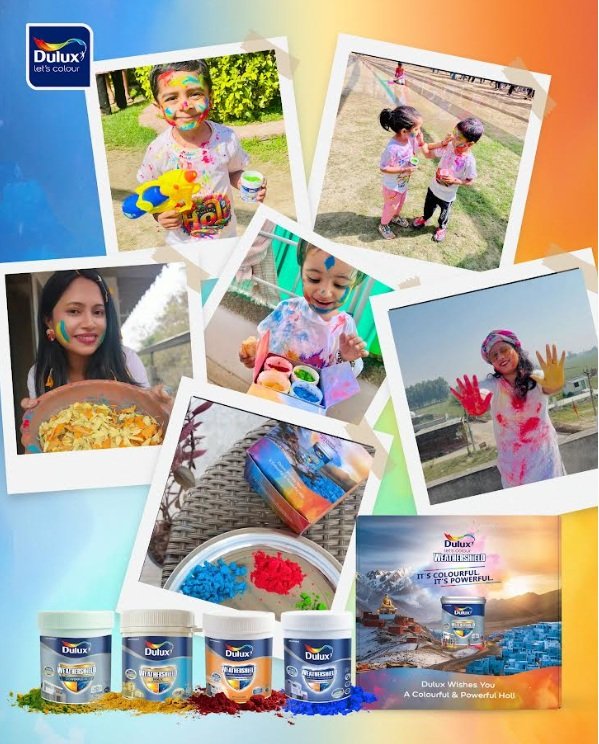 Dulux Weathershield brings a 'Colourful and Powerful' Holi to Consumer Doorsteps with Blinkit