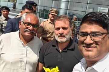 Rahul Gandhi Welcomed in Chandigarh, Targets BJP-RSS and Modi Government Ahead of Gujarat Visit