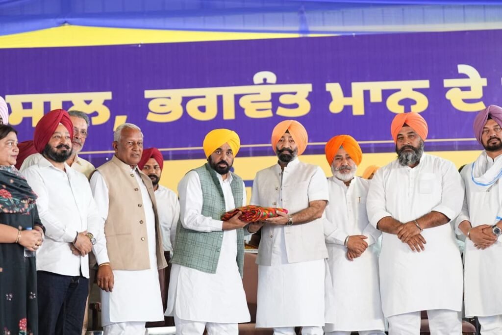 CM Bhagwant Mann Launches Rs 87 Crore Development Projects in Patiala’s Sanaur