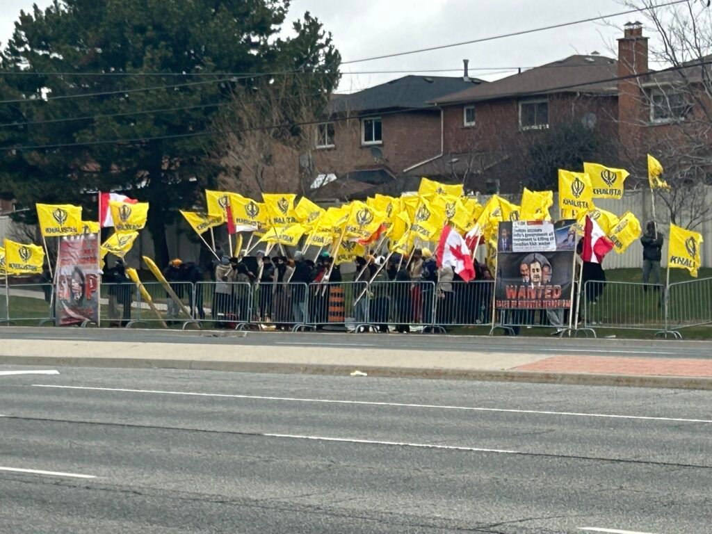 Police Presence Intensifies as Demonstration Near Brampton Temple Sparks Community Unease