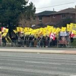 Police Presence Intensifies as Demonstration Near Brampton Temple Sparks Community Unease