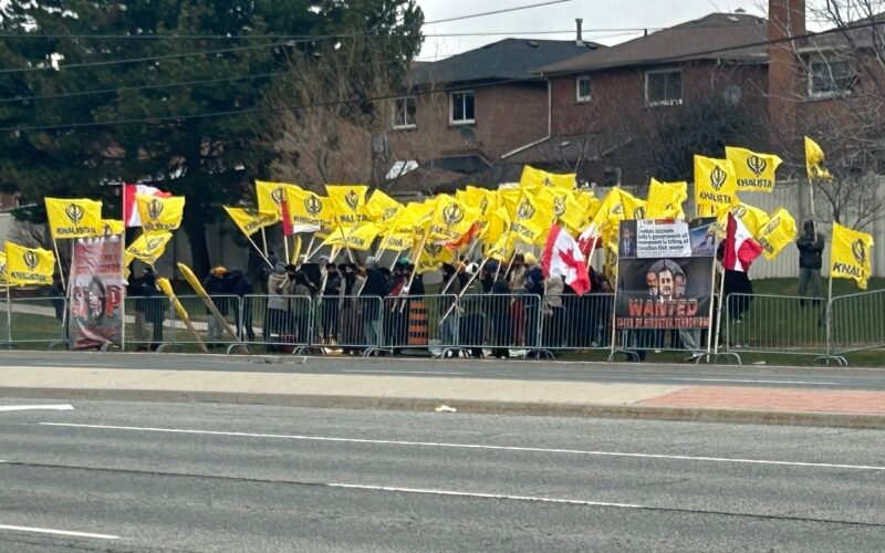 Police Presence Intensifies as Demonstration Near Brampton Temple Sparks Community Unease