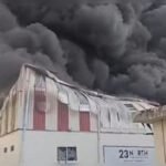 Major Fire Breaks Out at Warehouse on Banur-Tepla Road