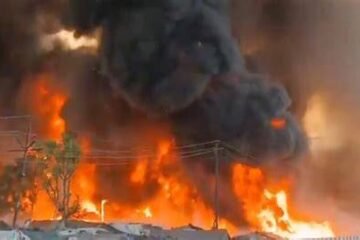 Massive fire destroys slums in Lucknow’s Vikas Nagar; CM Yogi orders swift relief