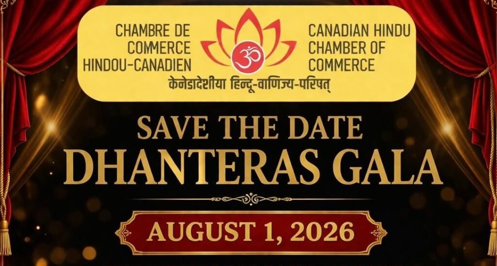 CHCC Announces Dhanteras Gala 2026 in Calgary on August 1st