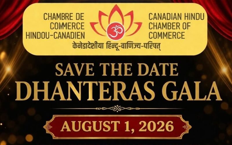 CHCC Announces Dhanteras Gala 2026 in Calgary on August 1st