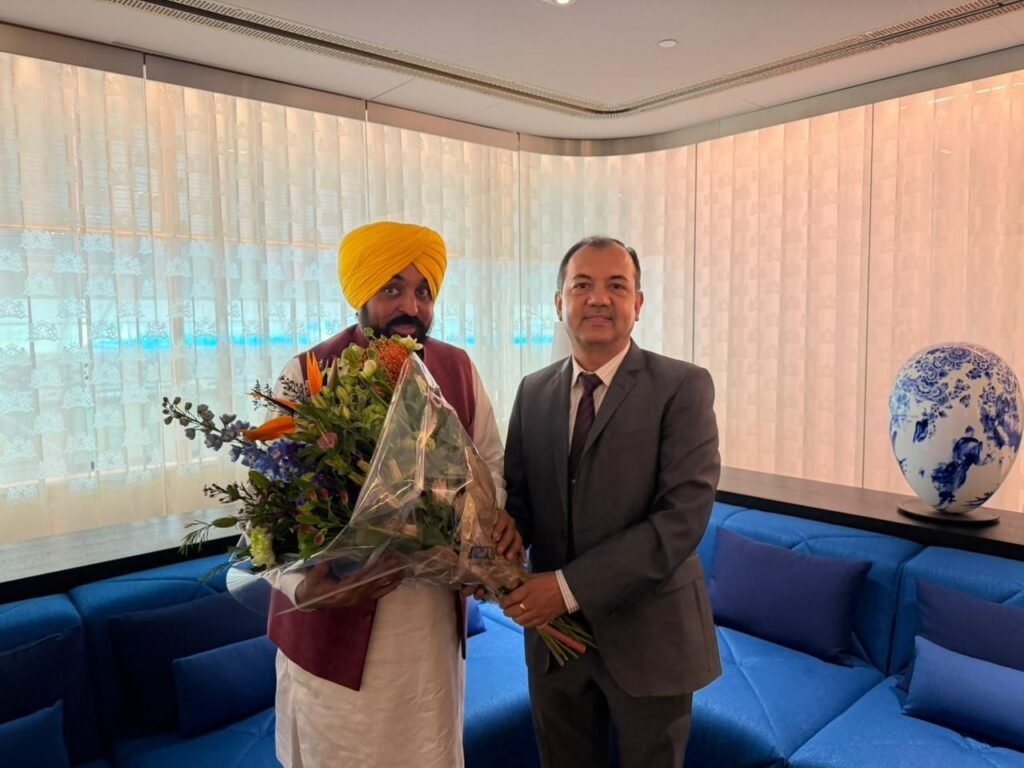 CM Bhagwant Mann embarks on Netherlands visit to attract global investments