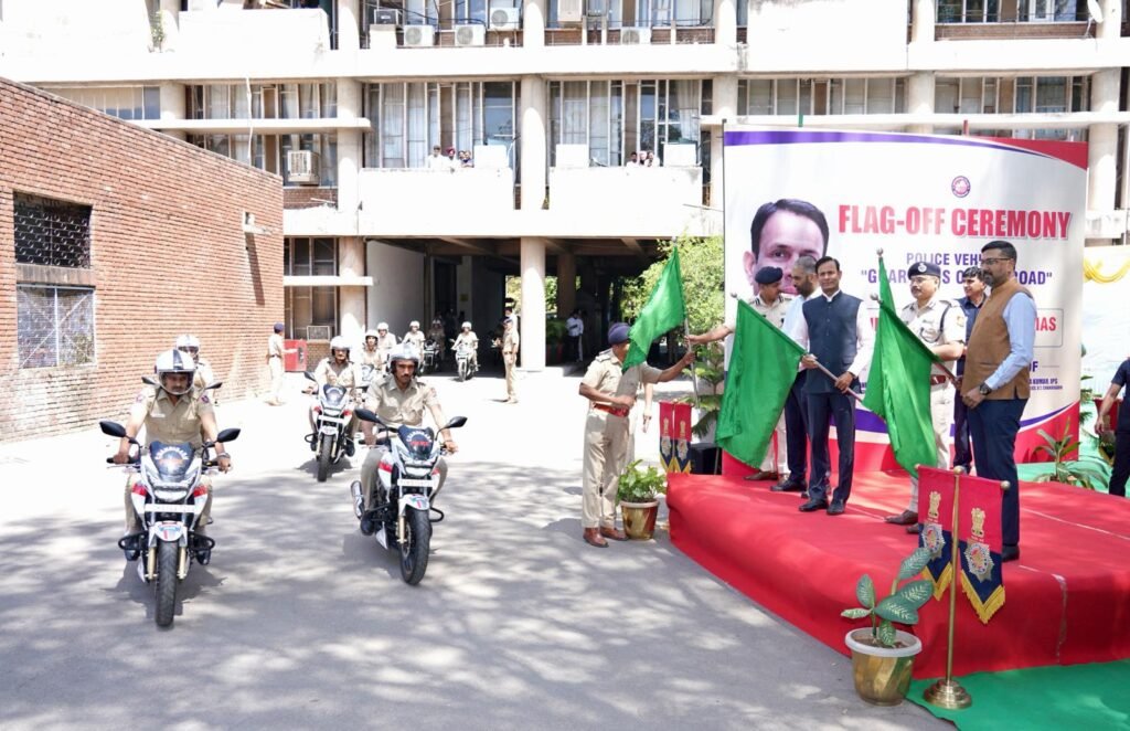 Chandigarh Police Strengthens Fleet with 55 New Vehicles under “Guardians of the Road” Initiative