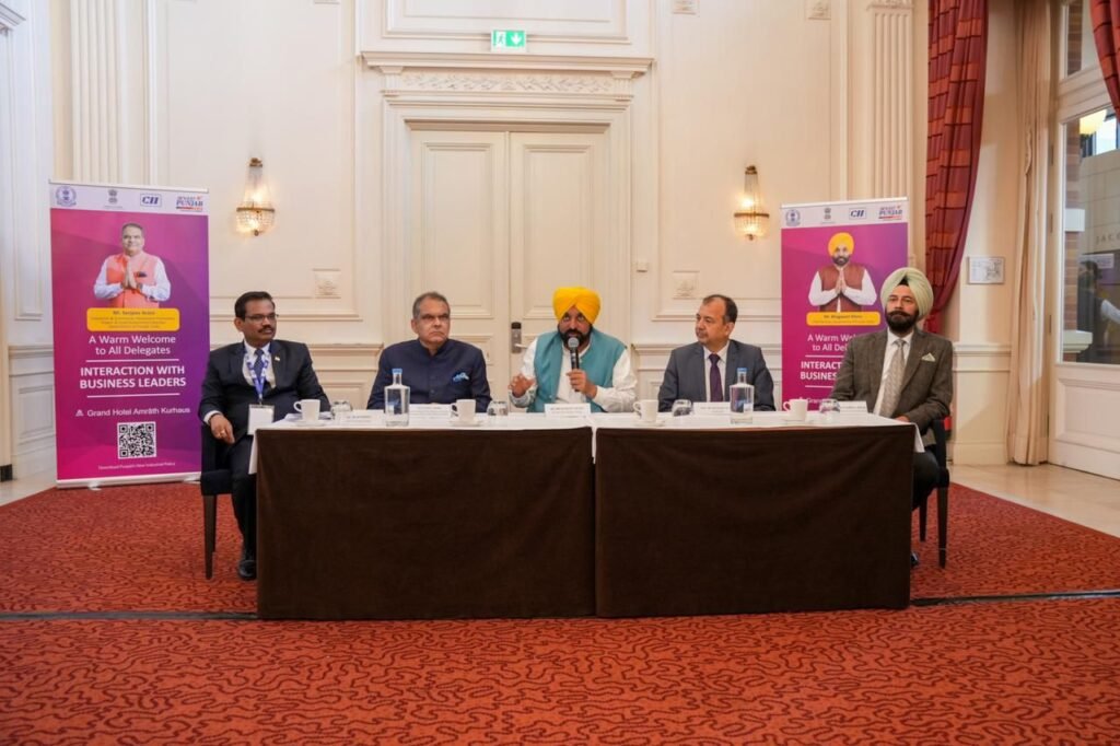 Chief Minister Bhagwant Mann woos Dutch investors during global outreach tour