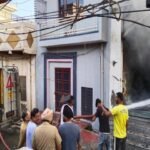 Short circuit sparks fire at garment showroom in Jandiala, goods worth lakhs gutted