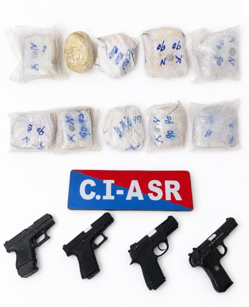 Counter Intelligence Amritsar Busts Drug and Arms Smuggling Module; Two Held With Heroin and Pistols