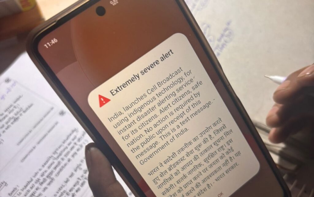 India Conducts Nationwide Trial of Advanced Emergency Alert System