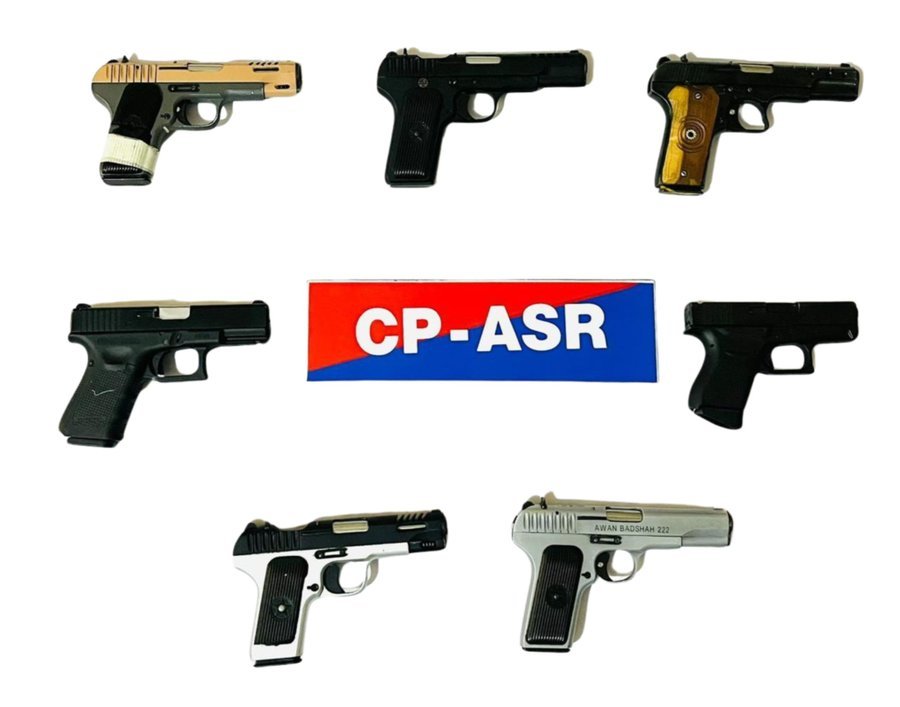 Amritsar Police Break Up Cross-Border Arms Ring with Arrest of Four Suspects