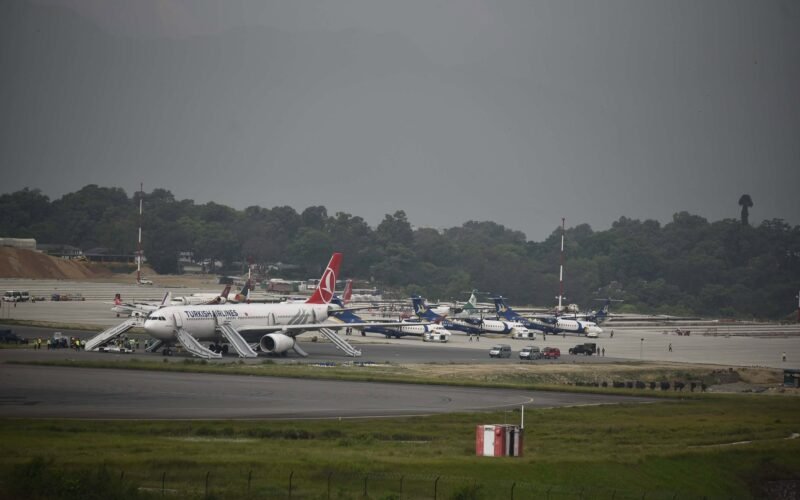 Tyre Blaze on Turkish Airlines Jet at Kathmandu Airport Sparks Emergency Response, Passengers Escape Unhurt