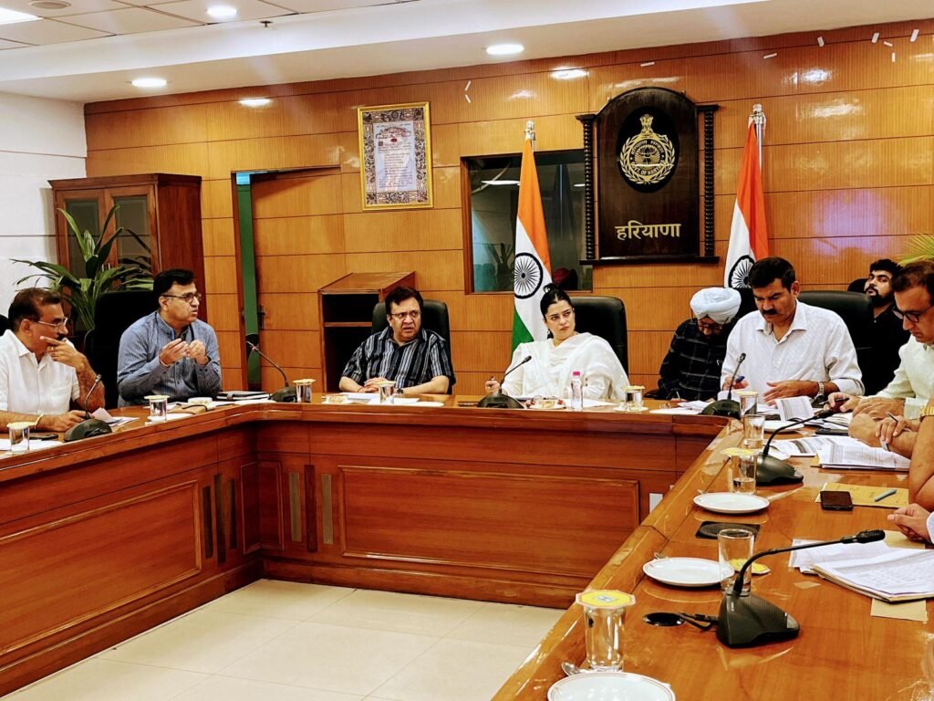Shruti Choudhry Sets June 15 Deadline for Completion of Haryana Flood Control Projects
