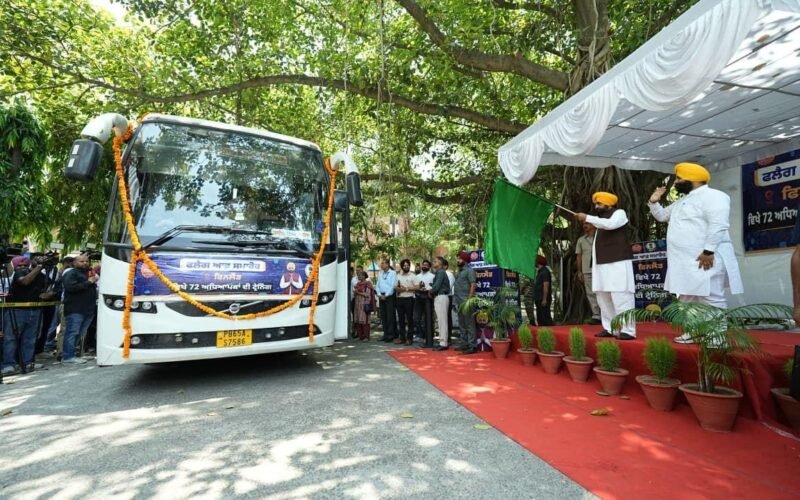 CM Bhagwant Mann Flags Off Largest Batch of 72 Government School Teachers to Finland for Advanced Training