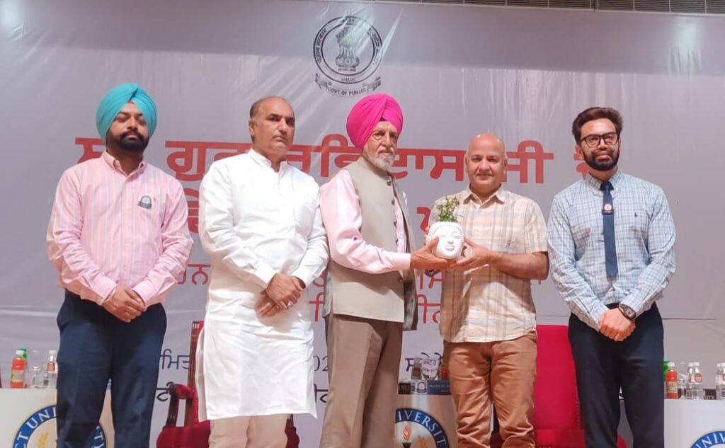 Manish Sisodia Advocates for Egalitarian Society at Punjab Government Seminar on Sri Guru Ravidass Ji