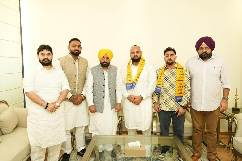 Renowned Kabaddi Star Sandeep Luddhar Joins Aam Aadmi Party