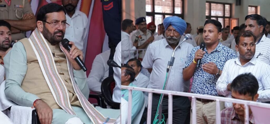 Haryana Chief Minister Orders Action Against Sub-Divisional Officer and Threatening Locals Over Land Dispute in Ladwa