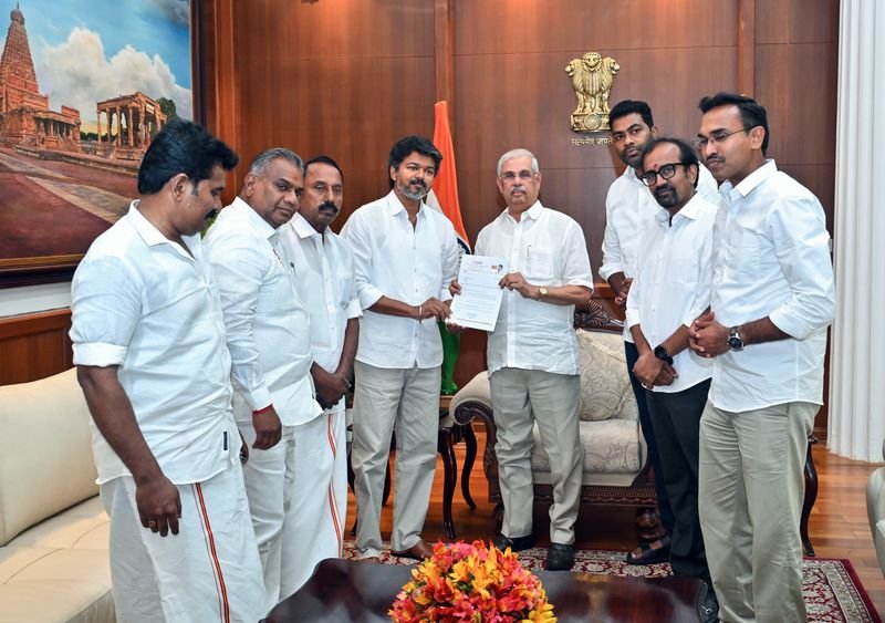 TVK Leader Vijay Stakes Claim to Form Tamil Nadu Government Amid Dramatic Political Realignment