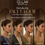 Glow by Kirtilals Unveils "FACET FOUR" One Pair of Earrings, Four Distinct Styles
