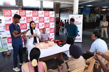 Kauvery Hospital Conducts Basic Life Support and Defibrillator Training Program for Railway Staff