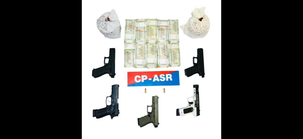 Amritsar Police Crack International Smuggling Link, Recover Drugs, Firearms and Cash