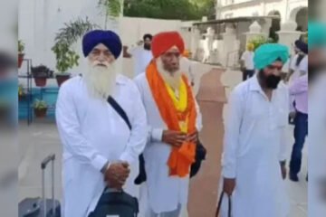 541 Sikh pilgrims depart for Pakistan from Amritsar to visit historic gurdwaras on Guru Arjan Dev Ji’s martyrdom day
