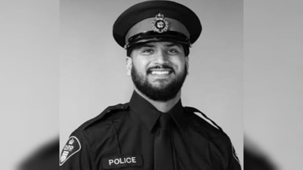 Punjab-Origin Ontario Constable Dies in Line of Duty; Teen Charged with First-Degree Murder