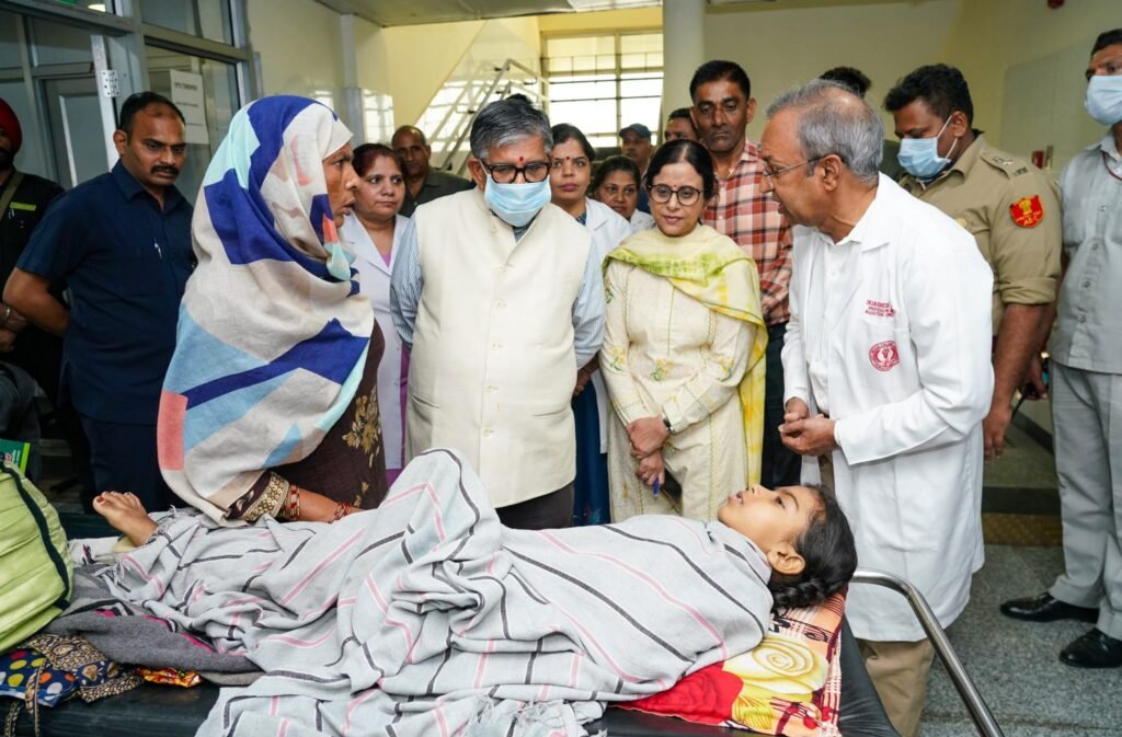 Chandigarh Administrator Gulab Chand Kataria Reviews Healthcare Expansion, Education Infrastructure and Environmental Initiatives