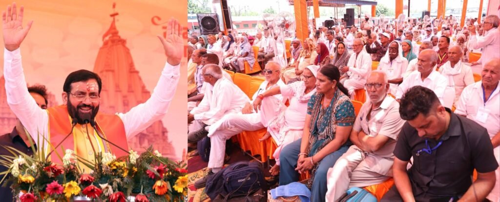 Haryana CM Saini Flags Off Special Pilgrim Train To Somnath Under Mukhyamantri Tirth Yatra Yojana
