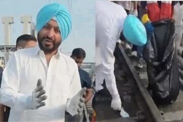 Union Minister Ravneet Singh Bittu Joins Track Clean-Up at Ludhiana Station, Calls for Public Participation