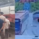 Man Crushed to Death by Tanker While Crossing Highway in Himachal; CCTV Footage Reveals Moments Before Fatal Accident
