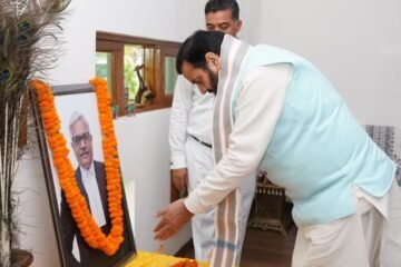 Haryana Chief Minister Nayab Singh Saini Condoles Demise of Late Justice Mahabir Singh Sindhu