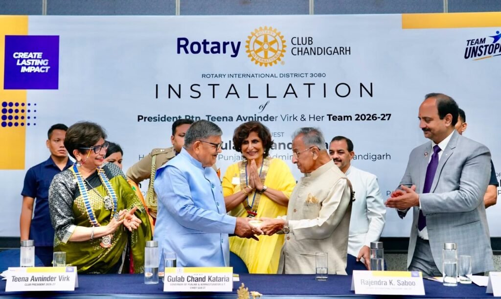 Punjab Governor Highlights Vital Role of Rotary in Cultivating Socially Responsible Youth