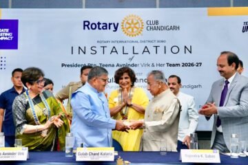 Punjab Governor Highlights Vital Role of Rotary in Cultivating Socially Responsible Youth