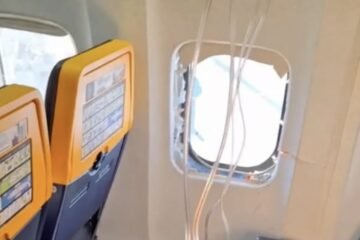 Woman’s Courage and Passengers’ Quick Action Save Husband During Mid-Air Window Failure at 30,000 Feet