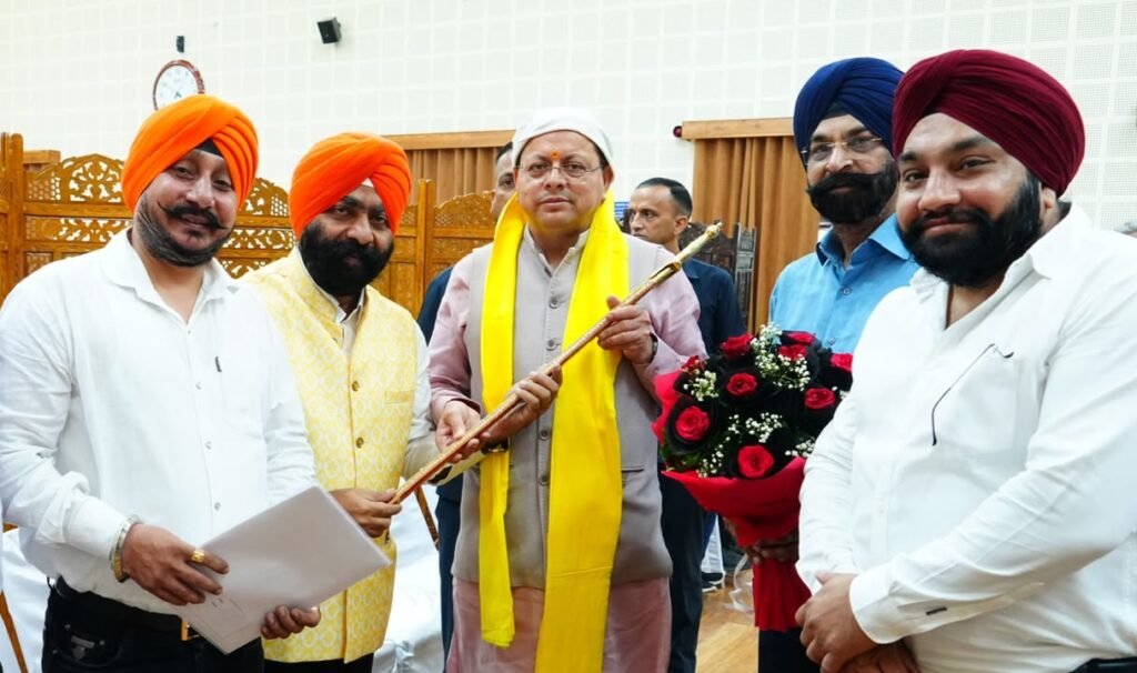 CM Dhami Assures Positive Steps on Gurdwara Gyan Godri Sahib Issue After Meeting Sikh Delegation