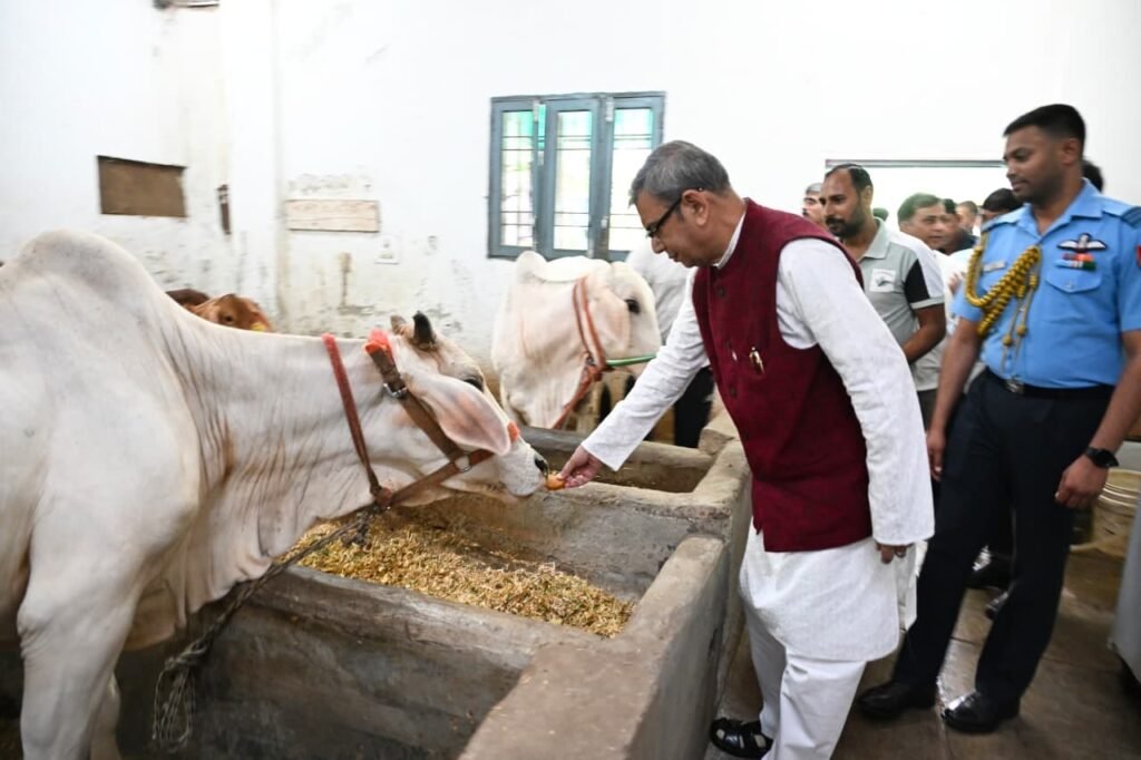 Haryana Governor Initiates Renovation Project for Lok Bhawan Gaushala