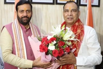 Haryana Chief Minister Facilitates Charge Assumption of Mohan Lal Badoli as Public Enterprises Bureau Chairman