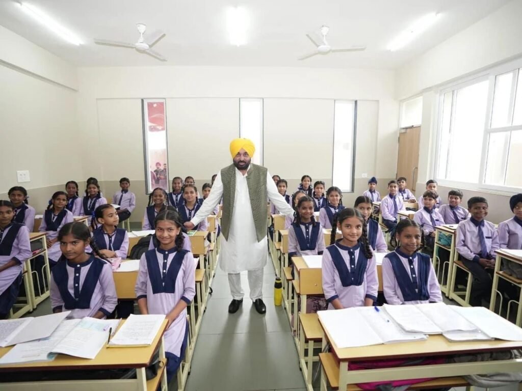Punjab Emerges as Top State in School Education, Announces CM Bhagwant Singh Mann