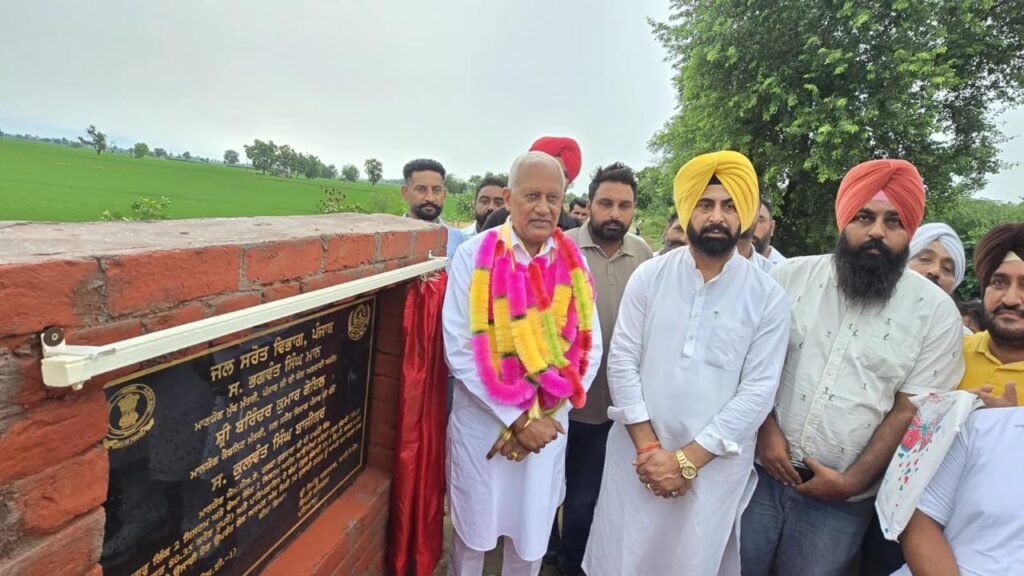 Canal Irrigation Projects Worth ₹80.35 Crore Inaugurated in Punjab’s Shutrana Constituency
