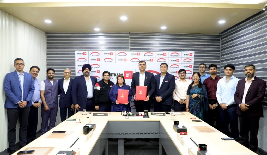 Chitkara University and Paramotor Digital Technology Limited Come Together to Build Future-Ready Fintech Talent
