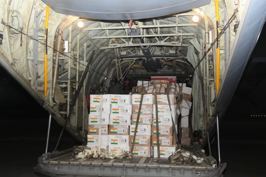 India Sends 10 Tonnes of Relief Material to Flood-Affected Nepal